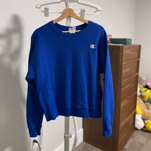 Almost brand new Champion Blue sweatshirt in medium
